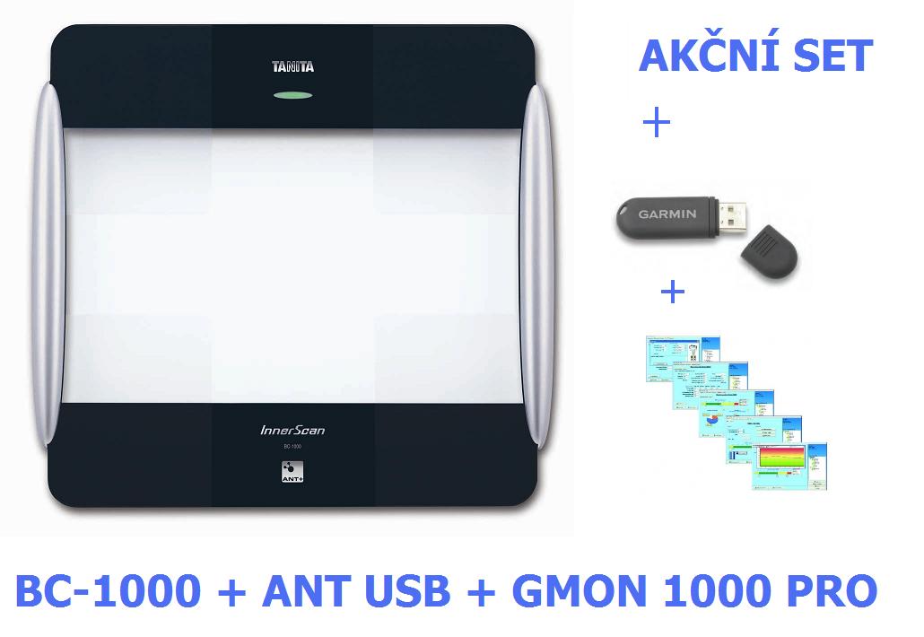 Tanita BC-1000 + ANT Stick + software GMON 1000 PRO